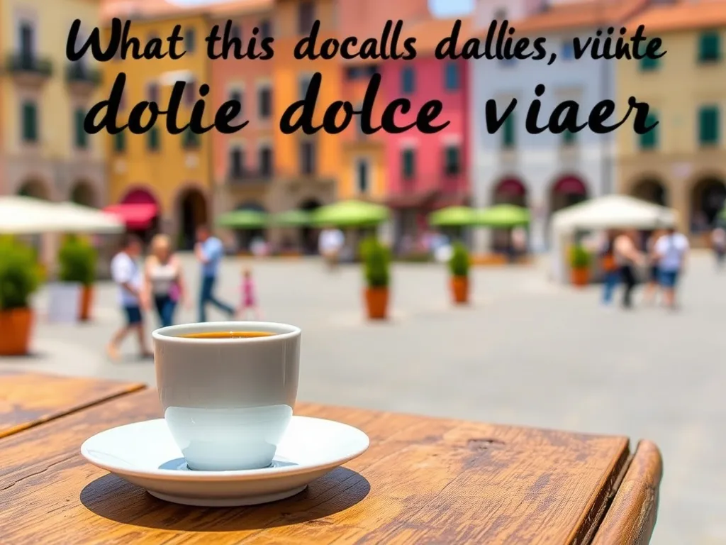 Co to znaczy dolce vita? Odkryj włoski styl życia